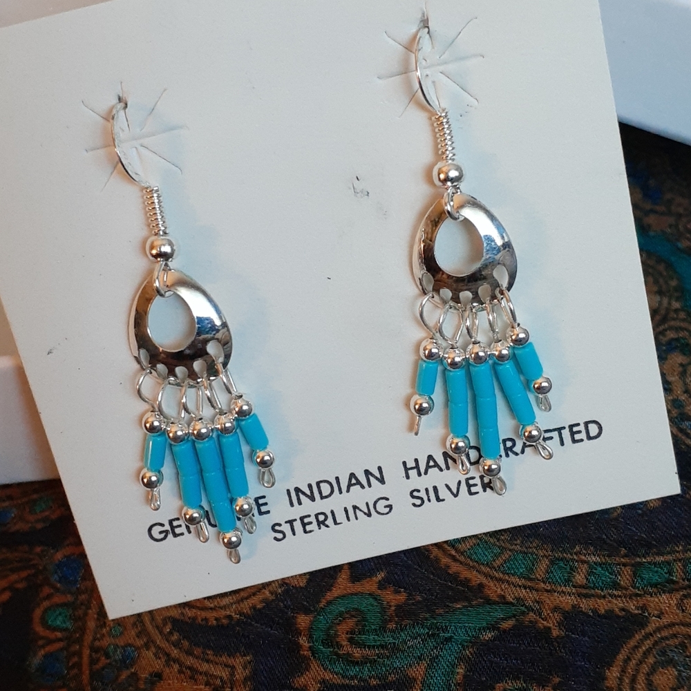 ๐SALE! NATIVE AMERICAN Earrings - Picture 2 of 2